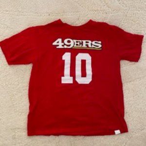 NFL 49ers Red Tee shirt 5Y